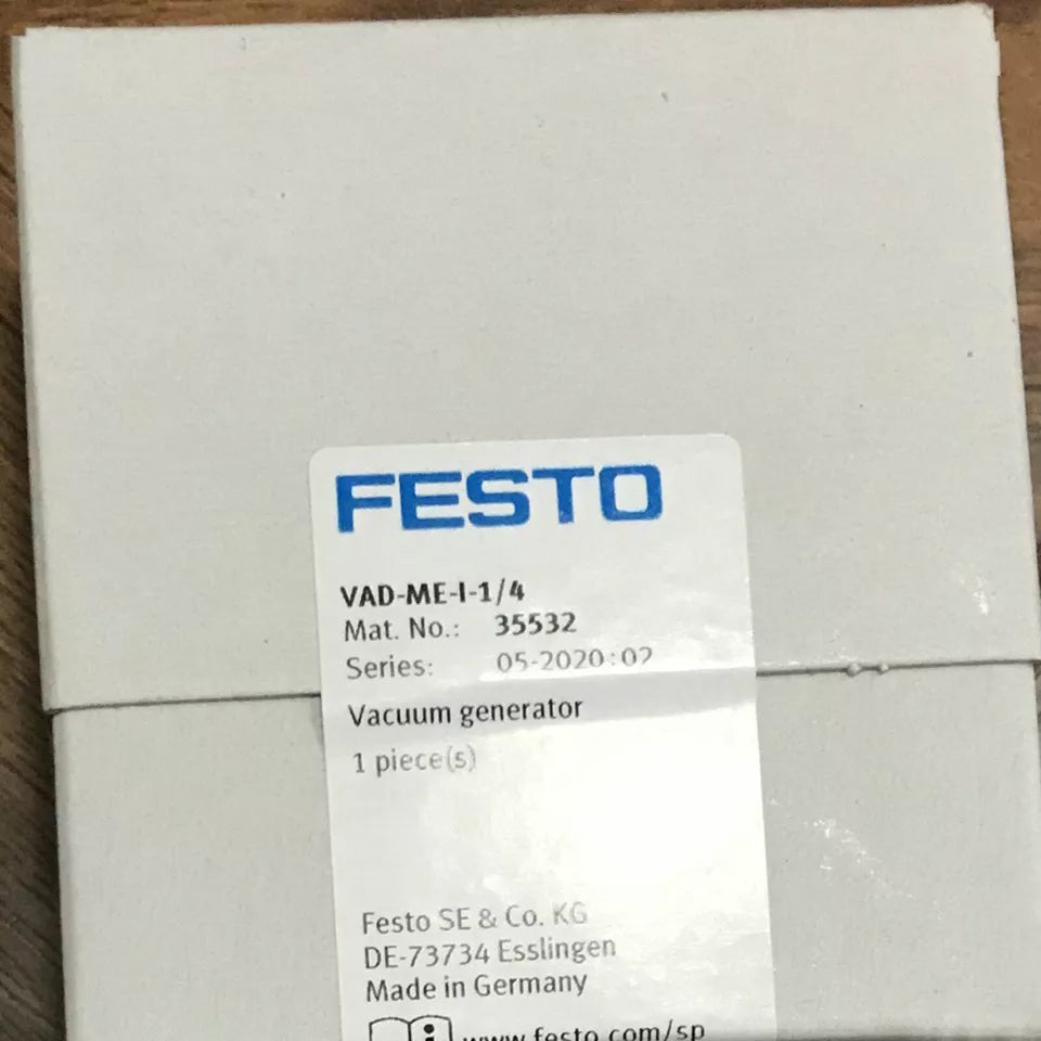 new Festo VAD-ME-1-1/4 35532 Vacuum Generator One VAD-ME-I-1/4 - FESTO