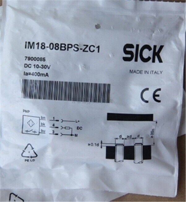 new SICK IM18-08BPS-ZC1 Proximity Switch One IM1808BPSZC1 - SICK