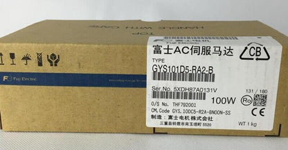 new One Fuji GYS101D5-RA2-B GYS101D5RA2B Servo Motor ping - ONE FUJI