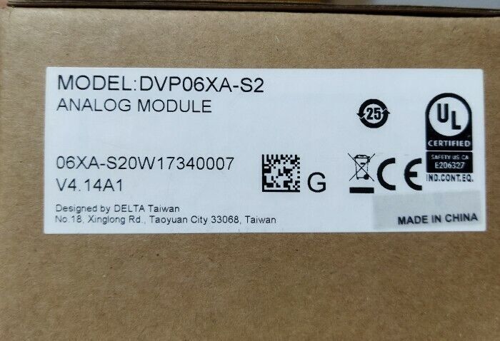 new Delta DVP06XA-S2 PLC Module One ping DVP06XAS2 - DELTA