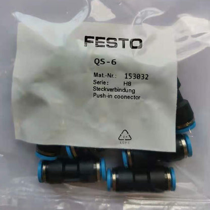 FESTO QS-6 Connector 10-Piece Set - FESTO