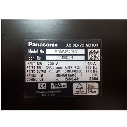 Panasonic MDMA252P1G Servo Motor - PANASONIC