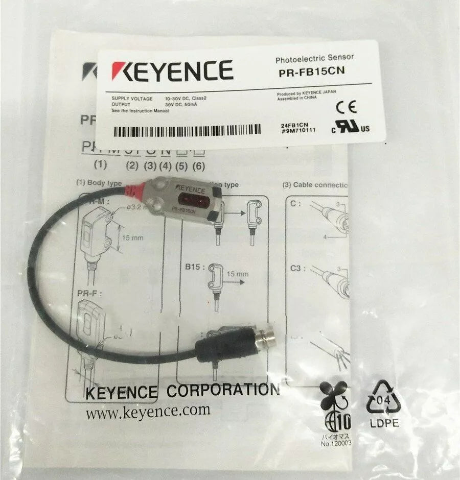 new 1PC Keyence PR-FB15CN Photoelectric Sensor PRFB15CN - KEYENCE