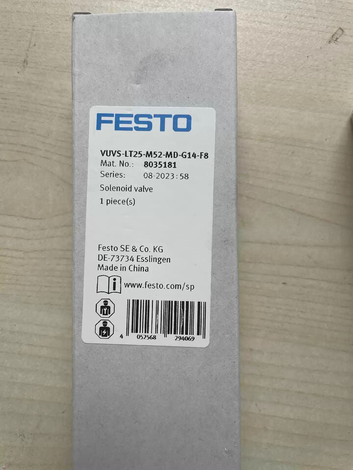 Festo VUVS-LT25-M52-MD-G14-F8 8035181 Solenoid Valve One - FESTO