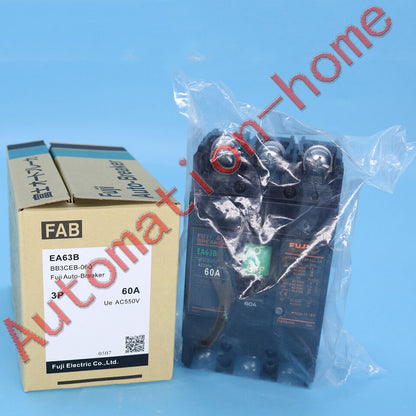 1PCS FUJI ELECTRIC EA63B 60A Circuit Breaker - FUJI ELECTRIC
