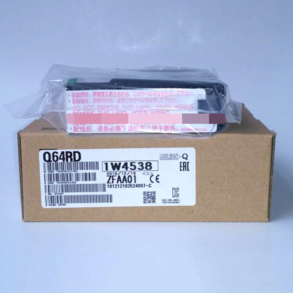Mitsubishi Q64RD PLC Module 1PC Ping - Compact Industrial Control Module with 4 Outputs and 4 Inputs, 16-bit Control, and Pre-programmed IEC 61131-3 Standard Programs - MITSUBISHI ELECTRIC CORPORATION