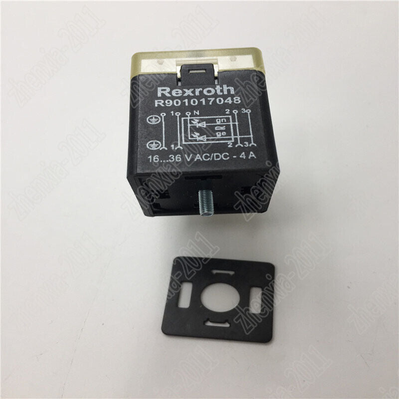 Rexroth R901017048: High-Precision Solenoid Valve Plug - REXROTH