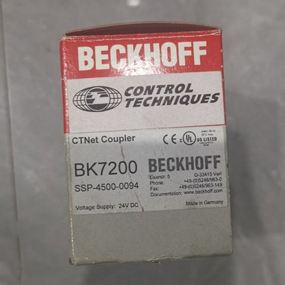 new 1PC BECKHOFF BK7200 PLC In Box ping BK 7200 - BECKHOFF