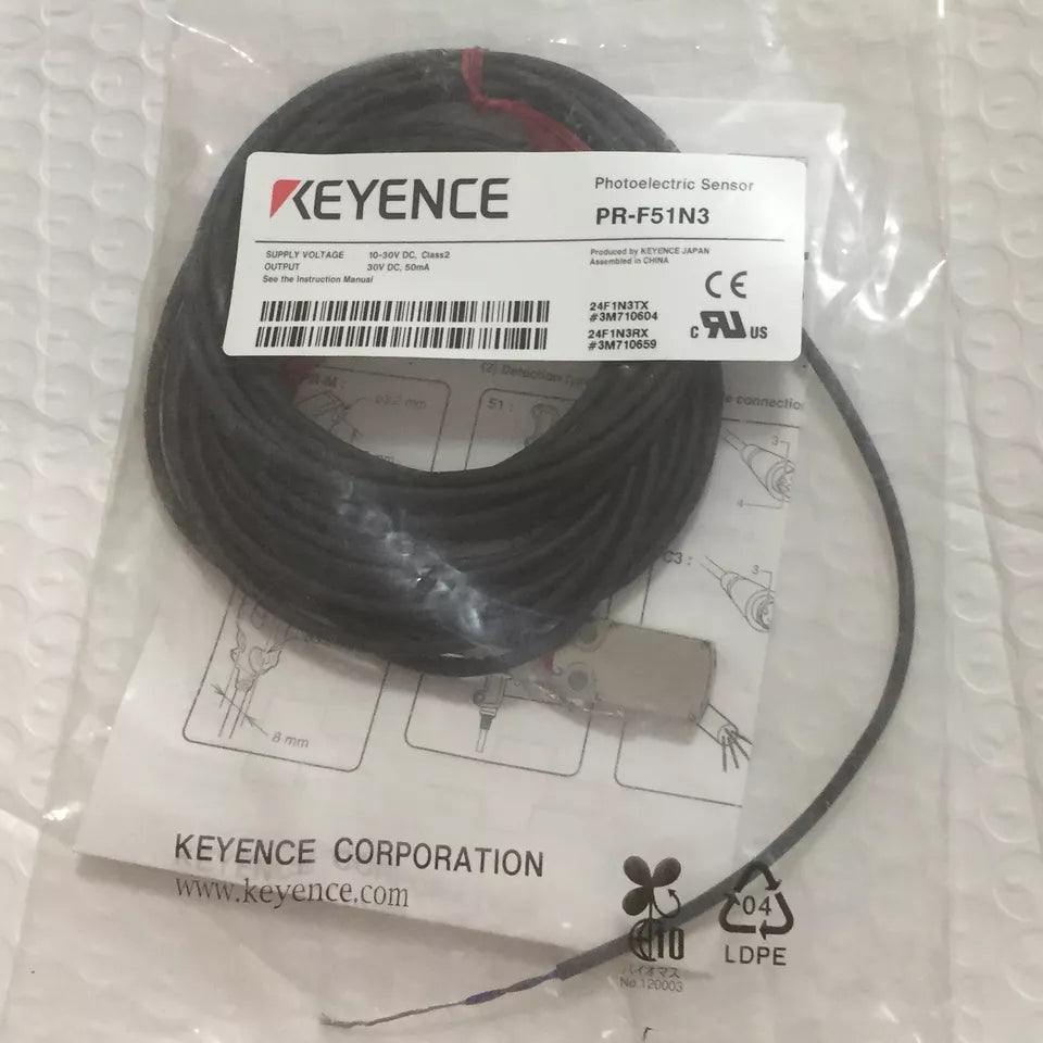 new 1PC Keyence PR-F51N3 Photoelectric Switch Sensor PRF51N3 - KEYENCE
