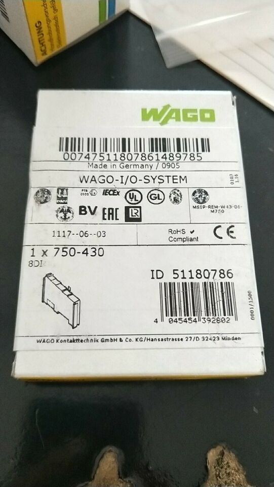 new 1PC WAGO 750-430 750430 PLC Module In Box ping