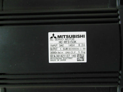 new One Mitsubishi HC-RFS153K HCRFS153K Servo Motor ping - MITSUBISHI