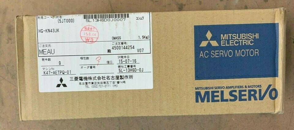 new 1PC Mitsubishi HG-KN43JK Servo Motor HGKN43JK Expedited Shiipping - MITSUBISHI
