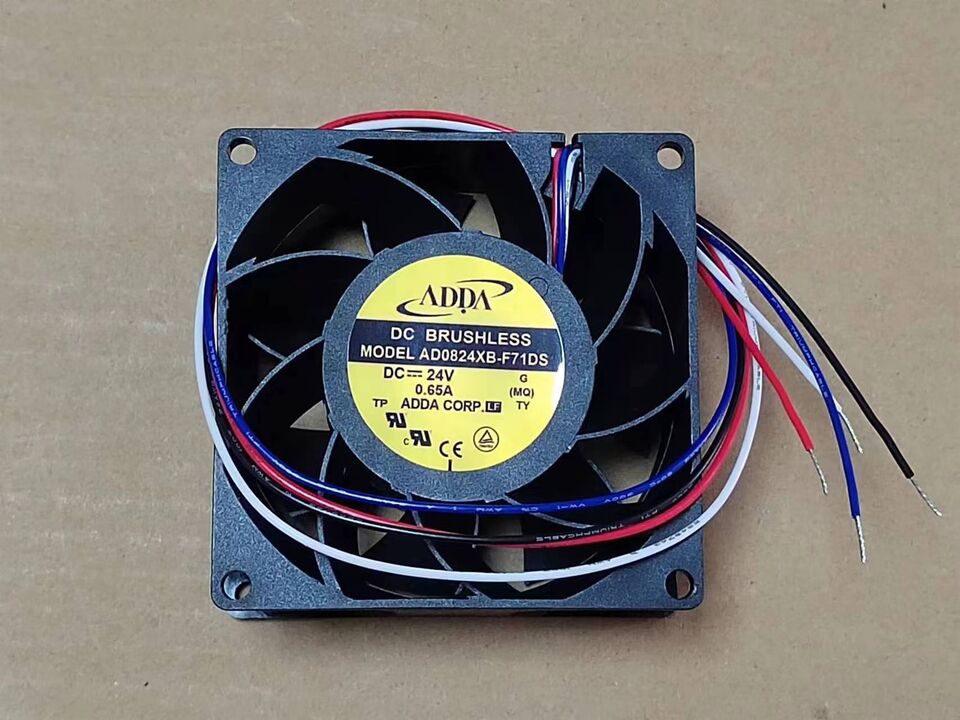 new 1PC 0.65A 8CM Gale Volume Cooling Fan 4-wire AD0824XB-F71DS 8038 24V - GALE