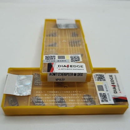 new 10pcs/box Mitsubishi AOMT123616PEER-M VP15TF Carbide Inserts - MITSUBISHI