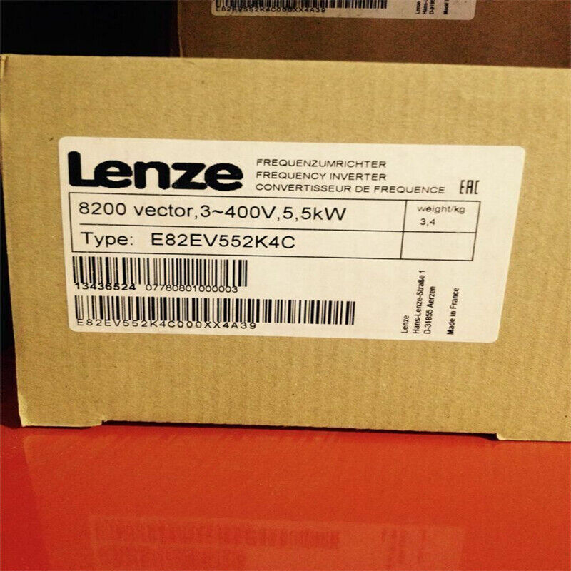 new 1PC LENZE E82EV552K4C Inverter E82EV552_4C ping - LENZE