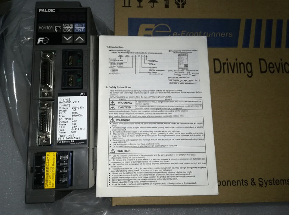 new 1PC FUJI RYC500D3-VVT2 RYC500D3VVT2 Servo Drive ping - FUJI