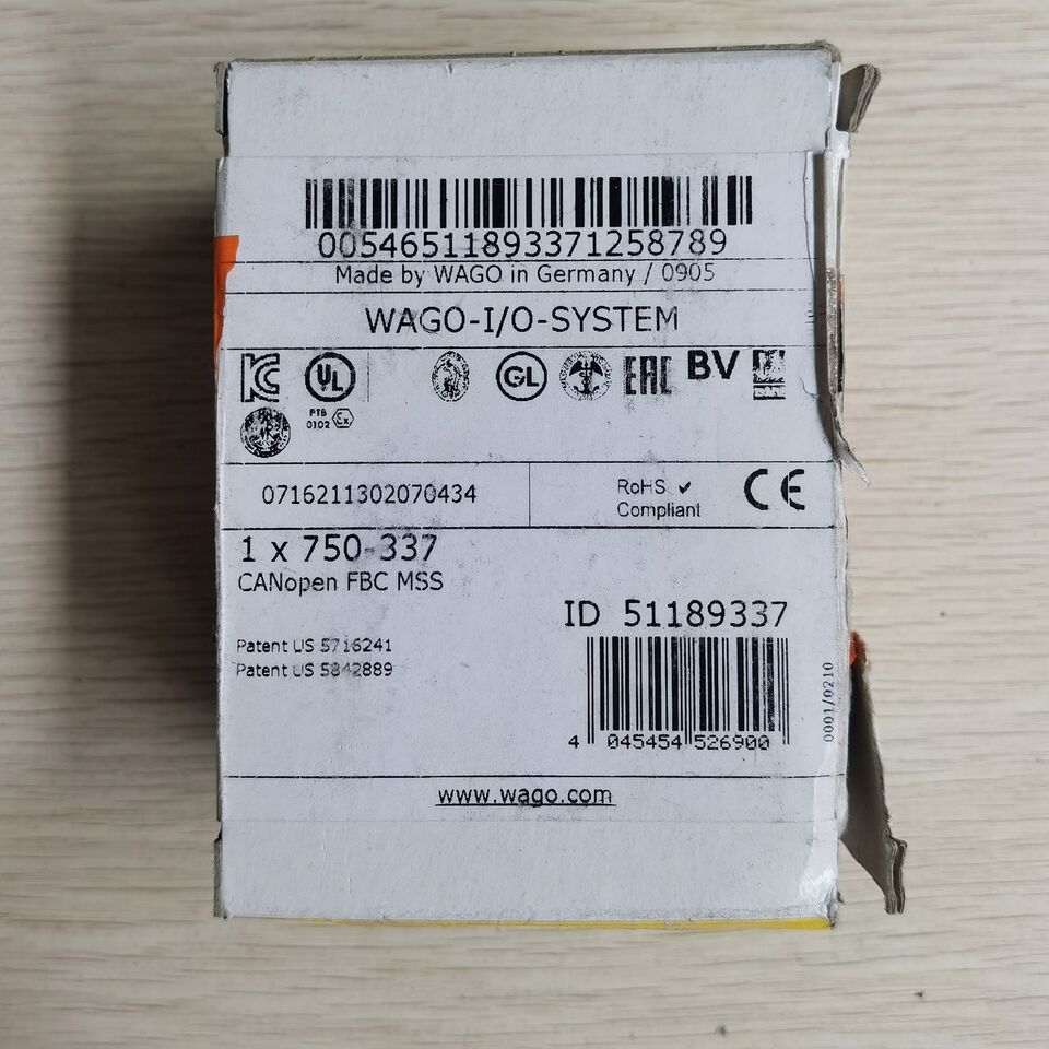 new 1PC WAGO 750-337 750337 PLC Module In Box ping - WAGO