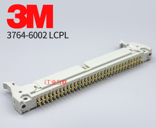 new 1PC NO:3764-6002LCPL gray PBT 3M straight horn 64P connector - NORIKA