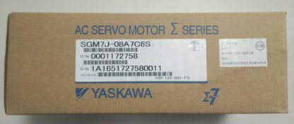 new In Box Yaskawa SGM7J-08A7C6S AC Servo Motor SGM7J08A7C6S ping - YASKAWA