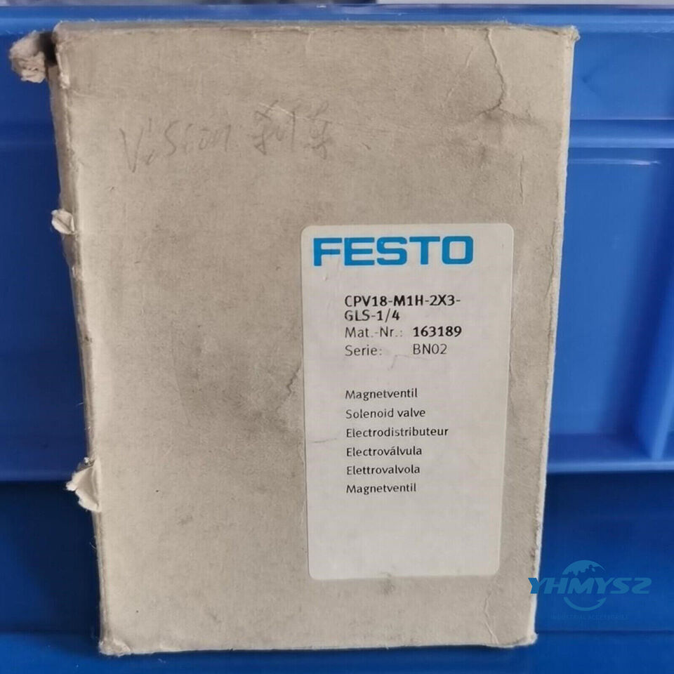 new 1PC Festo CPV18-M1H-2X3-GLS-1/4 163189 Solenoid Valve ping - FESTO