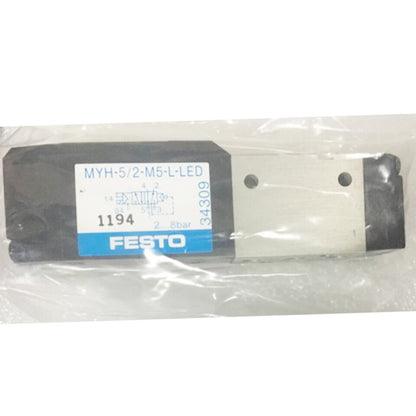 new 1PC Festo MYH-5 2-M5-L-LED 34309 Solenoid Valve ping - FESTO