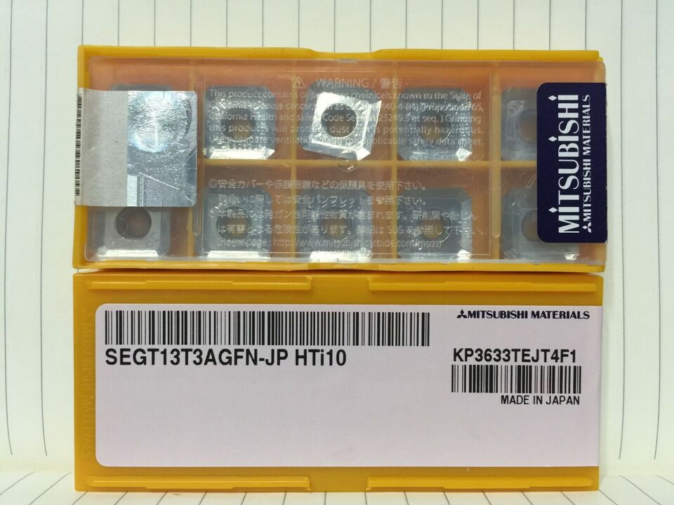new 10pcs/box Mitsubishi SEGT13T3AGFN-JP HTI10 Carbide Inserts - MITSUBISHI