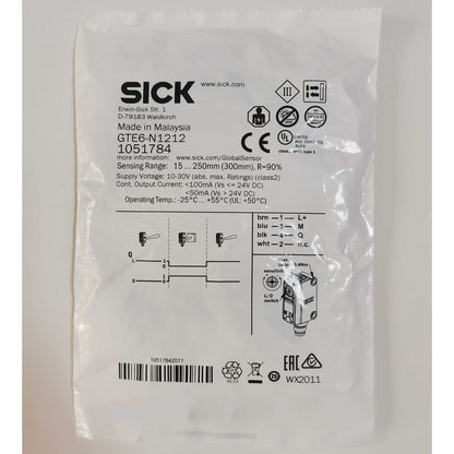 new SICK GTE6-N1212 Photoelectric Sensor One GTE6N1212 - SICK