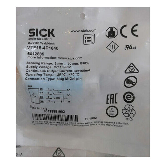 new SICK VTF18-4P1640 Photoelectric Switch One VTF184P1640 - SIK