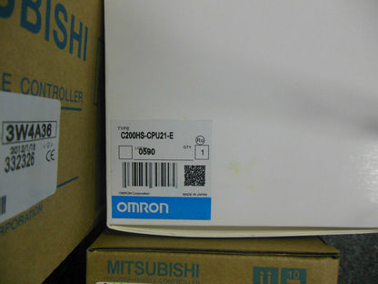 new One Omron C200HS-CPU21-E PLC Module In Box ping C200HSCPU21E - ONE OMRON