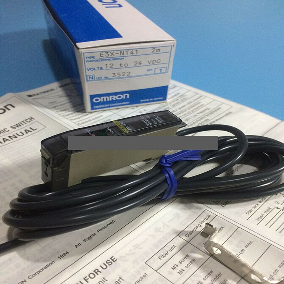 new Omron E3X-NT41 Photo Fiber Amplifier Sensor One E3XNT41 - OMRON