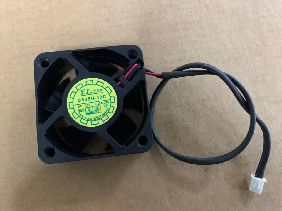 new 1PC DC 12V 0.27A 2 pin 50*50*20mm Double ball cooling fan D50SH-12C - VENDOR NAME