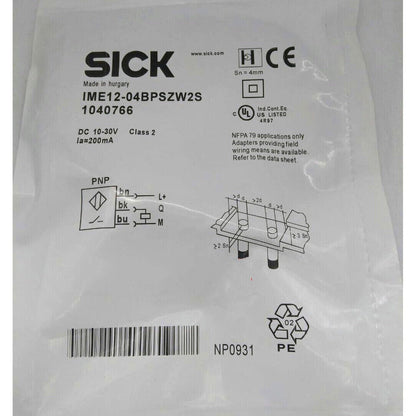 new SICK IME12-04BPSZW2S Proximity Switch One IME1204BPSZW2S - SICK