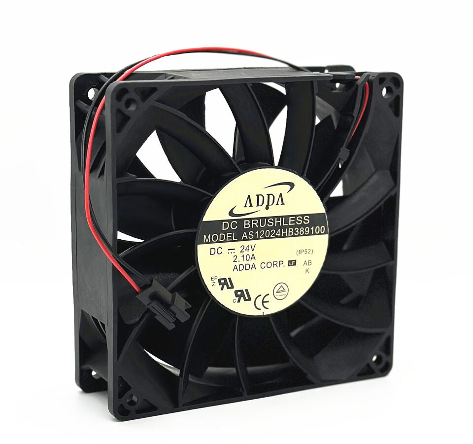 new 1PC For DC24V 2.10A high air volume cooling fan AS12024HB389100 12038 - KOEED