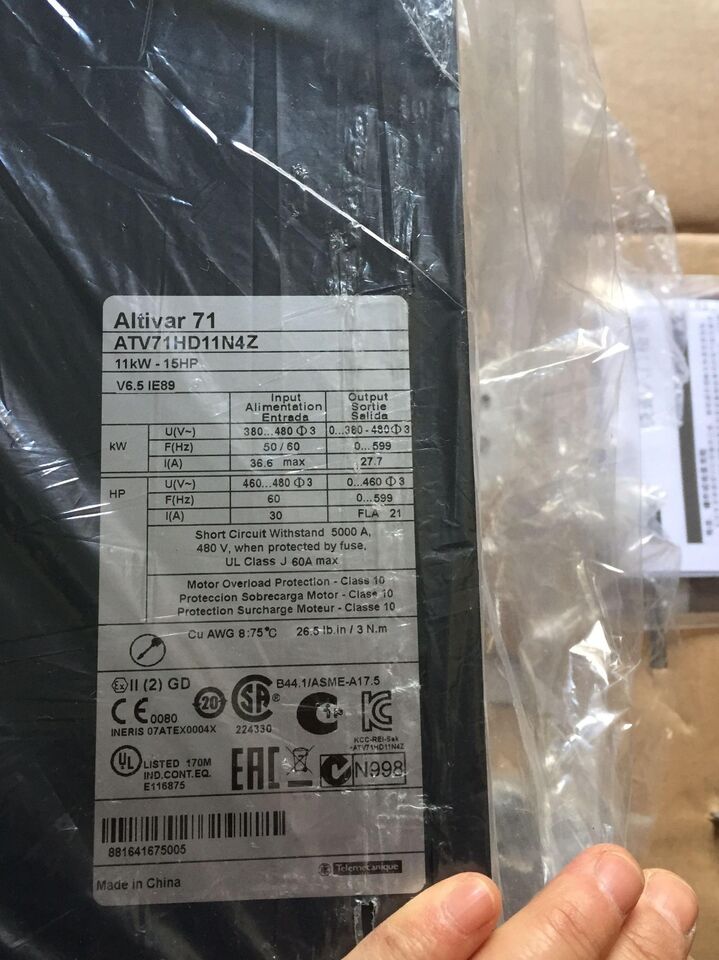 New Schneider ATV71HD11N4Z Inverter Unit with Box, High-Quality Parts - SCHNEIDER