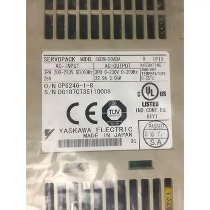 New 1-PC Yaskawa SGDM-50ADA Servo Driver - YASKAWA