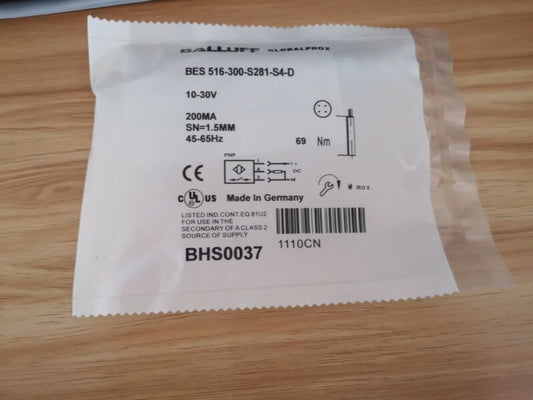 new 1PC BALLUFF BES 516-300-S281-S4-D Proximity Sensor BES516300S281S4D - BES