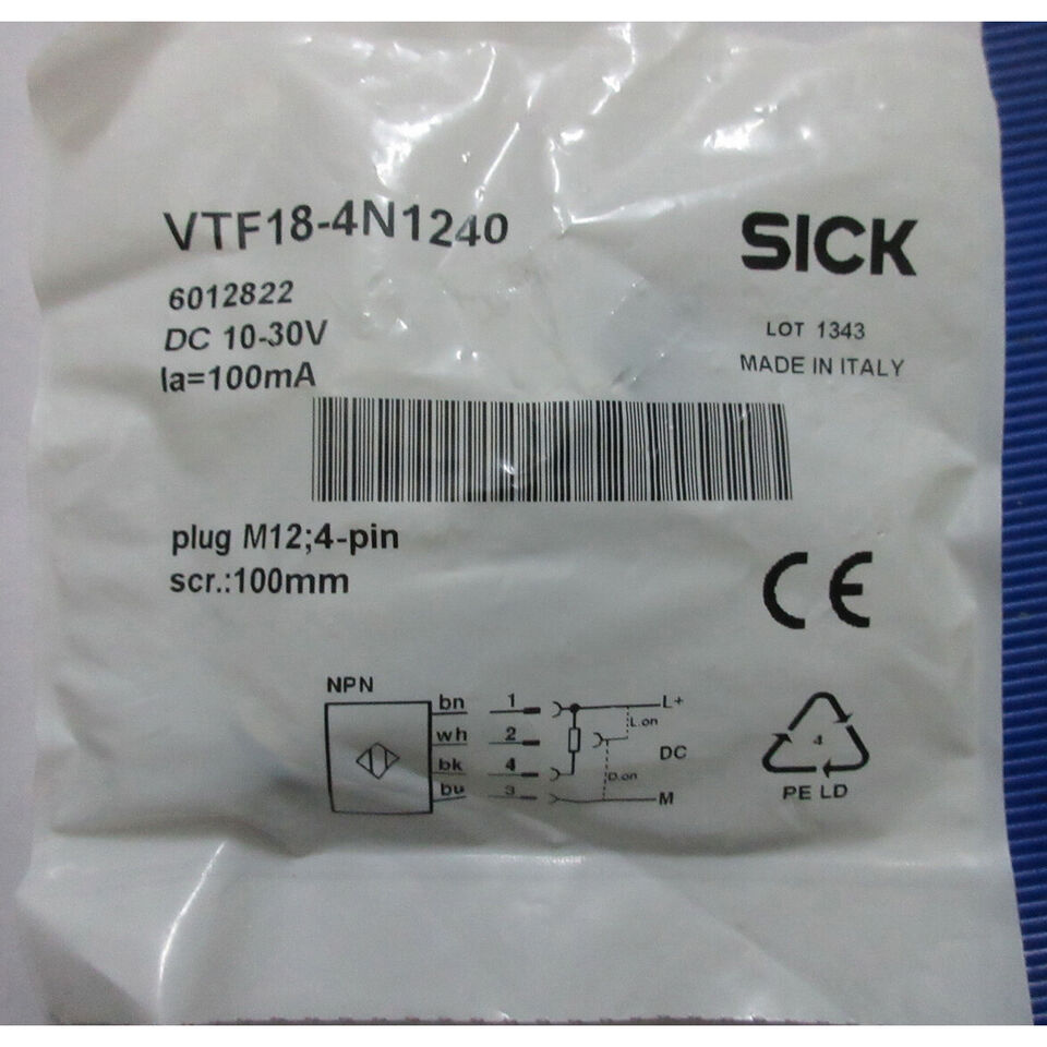 new SICK VTF18-4N1240 Photoelectric Switch One VTF184N1240 - SICK