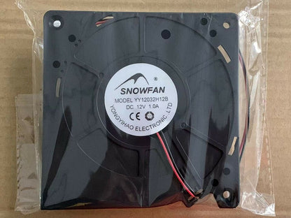 new 1pc 12V 1.0A 12CM Double Ball Blower Turbo Cooling Fan YY12032H12B - YUANYUAN