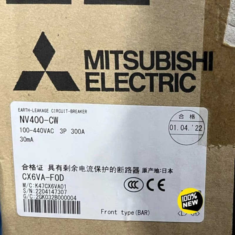 new 1PC Mitsubishi NV400-CW Circuit Breaker NV400CW ping