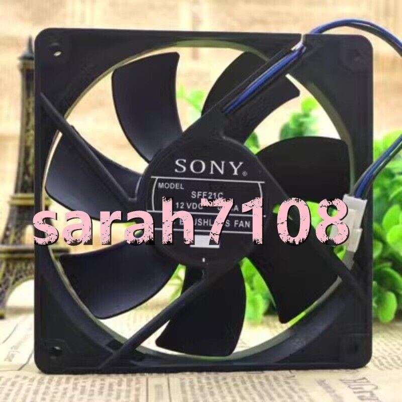new 1PC cooling fan no shock 2-wire A1 SFF21C 12VDC 0.24A 12CM - PLCTECH