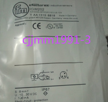 1PC IFM Proximity Switch Sensor IGW202 – High-Quality Sensor Device - IFM