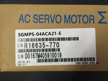 Yaskawa SGMPS-04ACA21-E 1PC Servo Motor - YASKAWA