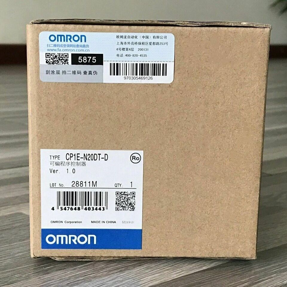 new Omron CP1E-N20DT-D Programmable Controller One CP1EN20DTD - OMRON