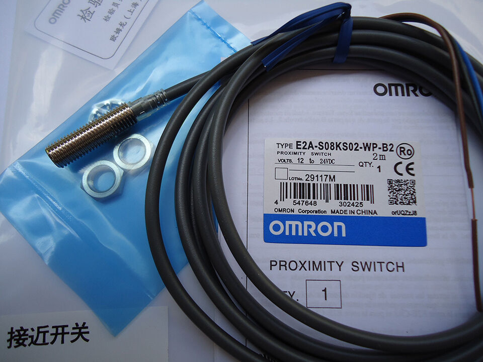 new Omron E2A-S08KS02-WP-B2 Proximity Switch One E2AS08KS02WPB2 - OMRON