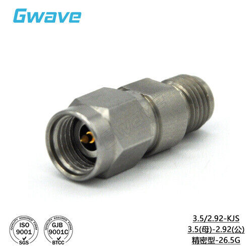 new 1PCS 3.5mm To 2.92mm Adapter 3.5/2.92-JJS JKS KJS KKS RF Adapter DC-26.5G