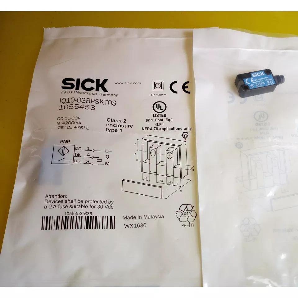 new 1PC Sick IQ10-03BPSKT0S Photoelectric Sensor IQ1003BPSKT0S - SICK