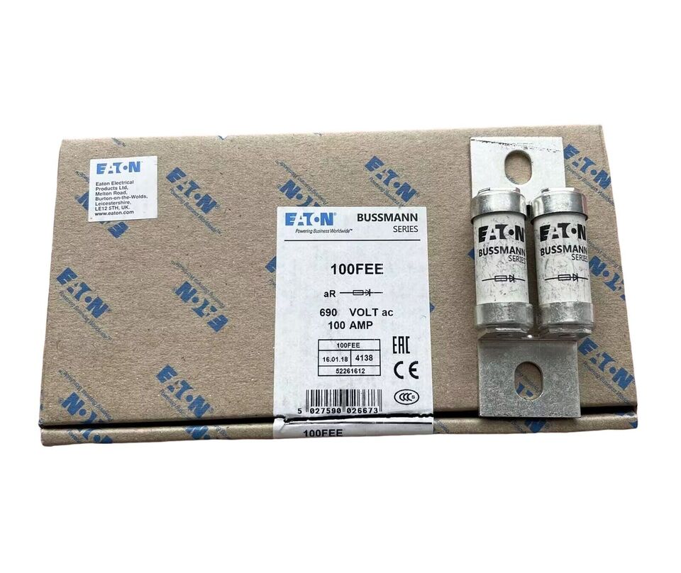 new 5pcs/box Bussmann 100FEE 100FEE ( 100A ) 690Vac TYPE T FAST-ACTING FUSE - BUSSMANN