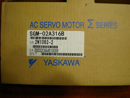 new One Yaskawa SGM-02A316B Servo Motor SGM02A316B ping