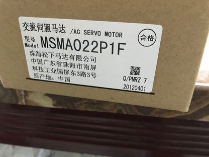 new 1PC Panasonic MSMA022P1F AC Servo Motor In Box ping - PANASONIC