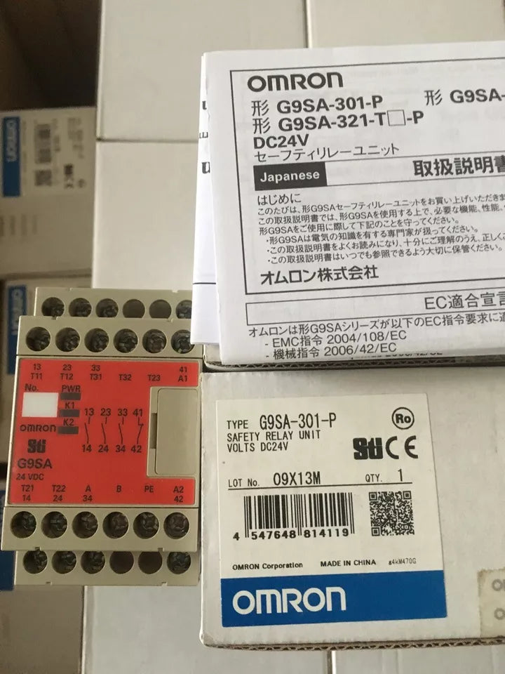 1-PC Omron G9SA-301-P State Relay: 50Hz-60Hz AC 120-220V, 1x SPDT Relay for Large Motor Control - OMRON